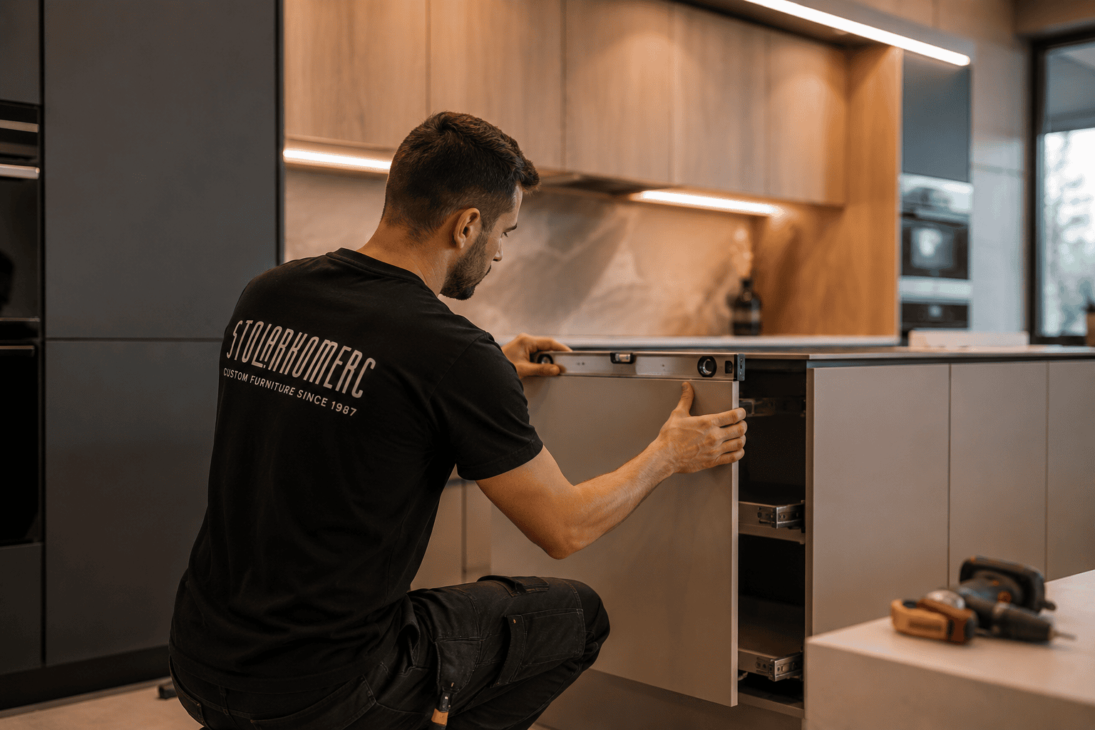 Stolarkomerc showroom and workshop