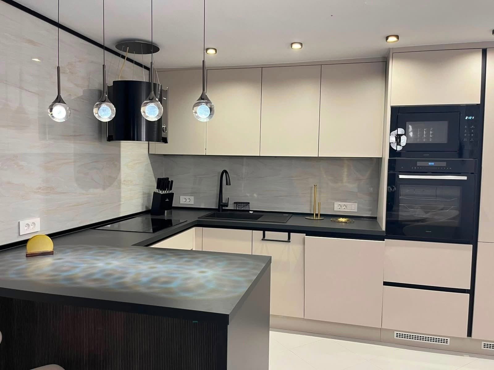 Cream & Graphite Kitchen — view 2